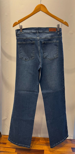 Pantalon Jean Rica Lewis Ancho Mujer Dama Azul Talles Grande