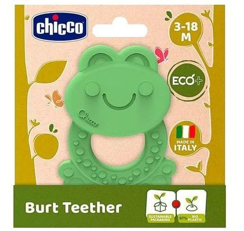 Mordedor Sapo Eco+ Burt Teether - Chicco