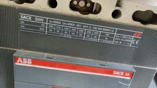 Breker De 3x800 Abb Usado100% Operativo Somos Tienda Física (Usado)
