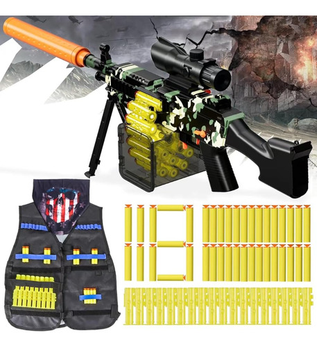 Ametralladora Automática Xuyongjun Toy Guns Con Kit De Chale