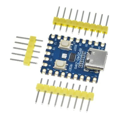 10x Rp2040 Zero Placas Desenvolvimento Raspberry Pi Pico
