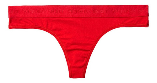 Imagen 1 de 4 de Tanga Panty Victoria's Secret De Algodón Logo Vs