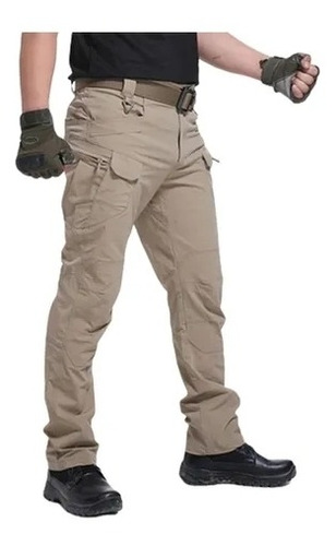 Pantalón Táctico Militar Cortavientos E Impermeable Ix7