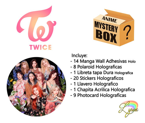 Caja Misteriosa Twice Mystery Box Pack Holografico Kpop