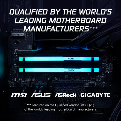 Kingston Fury Beast Rgb 64gb 5600mt/s Ddr5 Cl40 Dimm Desk...