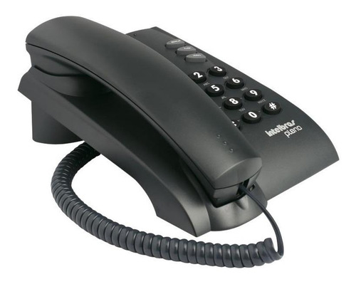 Telefone Residencial Intelbras Pleno 100ms Preto