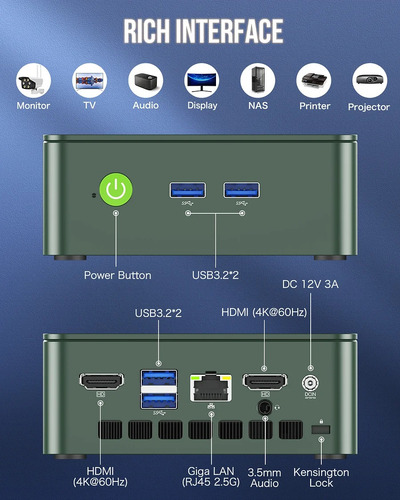 Nucbox G3 - Intel N100 16gb Ddr4 512gb M2 Ssd Windows 11 Pro