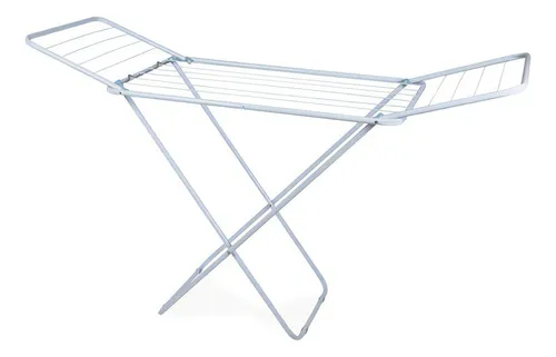 Varal de Chão Com Abas Slim em Aço Reforçado Branco Mor 6105 Menor preço em Varal de Chão Com Abas Slim em Aço Reforçado Branco Mor 6105
