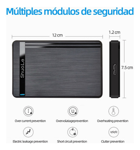 Gabinete Carcasa Disco Duro Externo Usb 3 Sata 2.5 Adata