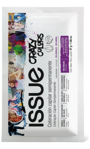 Issue Tinta Crazy Colors  47 Gr Fucsia