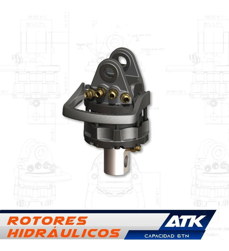 Rotor Hidráulico Atomik 6 Toneladas