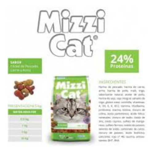 Alimento Mizzi Cat Cocktail 10kg Gato - Sc Mundo Mascotas