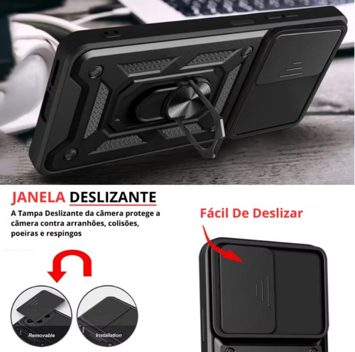 Capa Capinha Case P/ Samsung Galaxy A05 Anti Impacto Anel