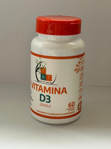 Vitamina D3 Colecalciferol 2000ui 60 Nutriterra