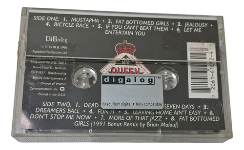 Queen Jazz Cassette Usa Remasterizado