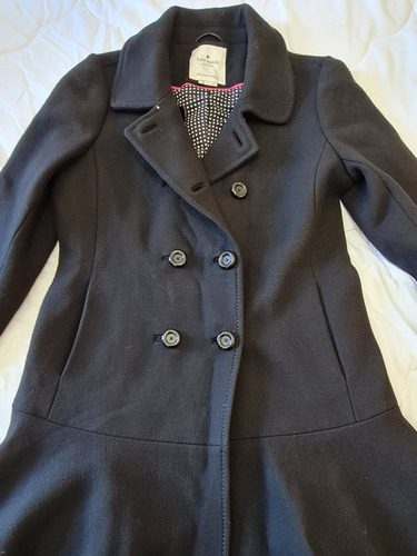 Exclusivo Abrigo (skirted Coat) Kate Spade Talla L, Lana