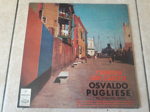 Osvaldo Pugliese - Tangos Sin Canto - Lp Vinilo / Kktus