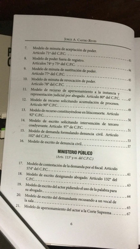 Imagen 5 de 9 de Manual Práctico Del. Proceso Civil. - Castro. 2021.