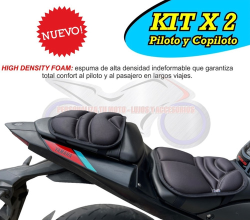 Cojines Acolchados Para Viaje Moto (nueva Tecnología)