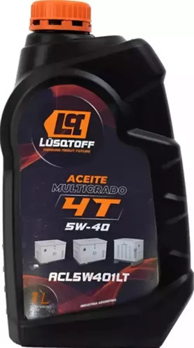 Aceite Lubricante Sintético Multigrado 4t 5w-40 1lt Lusqtoff