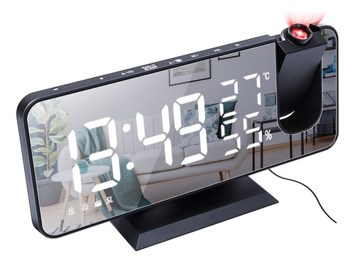 Number-one Reloj Despertador Digital De Proyeccin Para Dormi