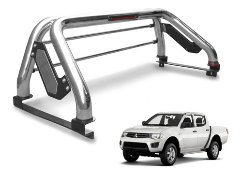 Barra Antivuelco Mitsubishi L200 2006-2015 Acero Inoxidable