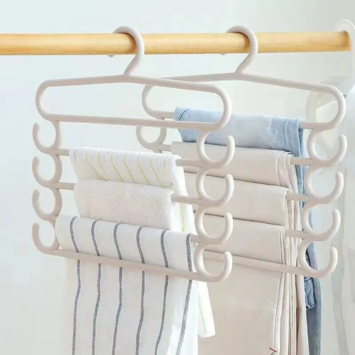 Perchero Multifuncional Para Pantalones, 3 Unidades, Con Múl