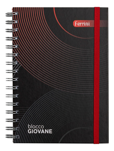 Libreta Ejecutiva Agenda Premium Pasta Dura Italiana Ferrini Color Geometria