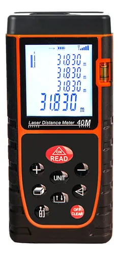 Medidor De Distancia Láser Gadnic Laser900 40 Metros De Alcance Digital Volumen
