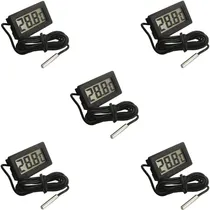 Comprar 5x Termômetro Digital Lcd Mini Cabo Sensor Temperatura Probe