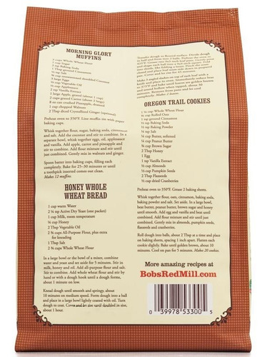 Harina De Trigo Integral Whole Wheat Flour 2.27kg Se