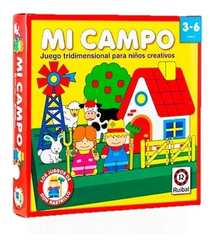 Juego De Mesa Didáctico Mi Campo Ruibal H468