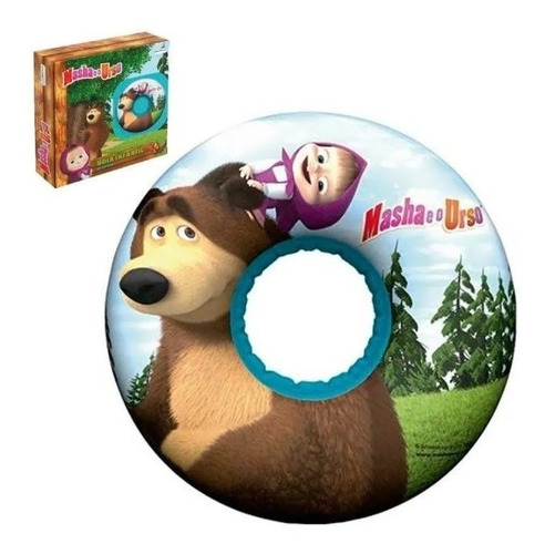 Imagem 2 de 3 de Boia Circular Infantil Masha E O Urso Multikids - Br974