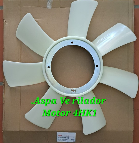 Aspa O Ventilador Motor Isuzu 4hk1. 