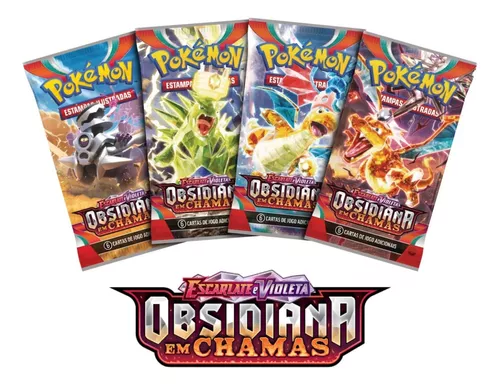 JOGO DE CARTAS POKÉMON SOL E LUA COPAG PACOTE 6 UNIDADES - GTIN