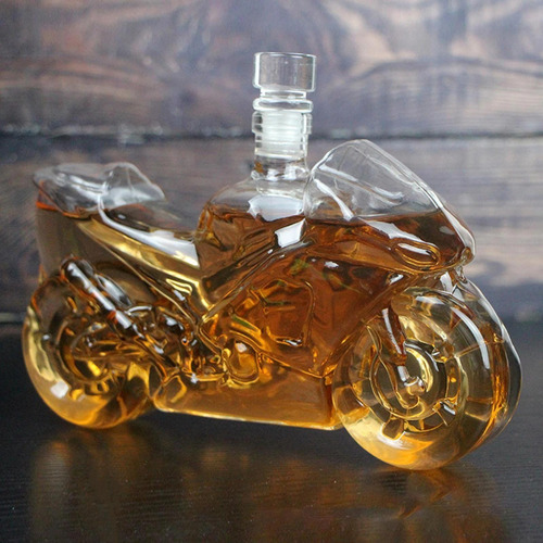 Decantadores De Licor En Forma De Motocicleta, Botella De