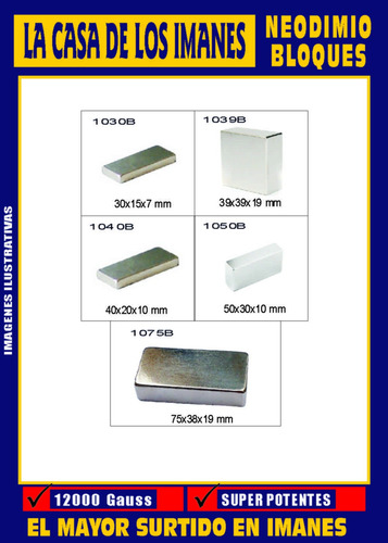 Iman Neodimio Cubo 8x8x8 Mm X 1 Unid 12000 Gauss Muy Potente