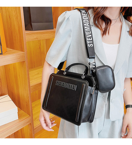 Moda Color Sólido Tote Bag Una Bolsa De Hombro