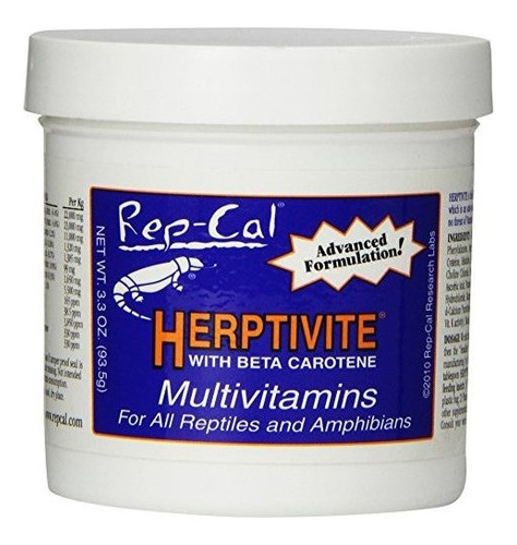 Repcal Srp00300 Herptivite Multivitaminas Y Minerales En Pol