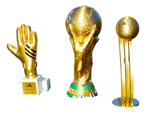 Combo Trofeos Mundial Qatar 2022