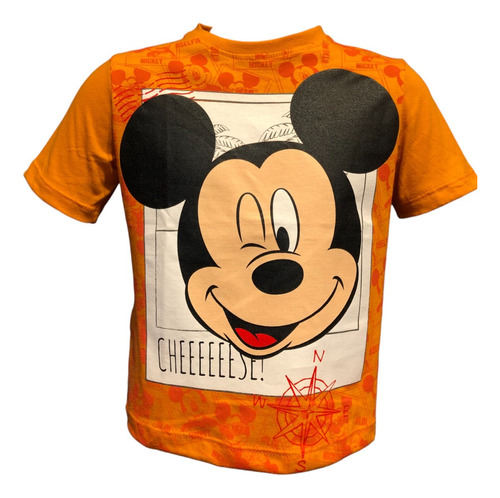 Remera Mickey Niño Disney Estampada Original M/corta