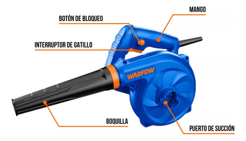Desmalezadora A Explosion 52 Cc 3 Hp + Sopladora 600w Wadfow