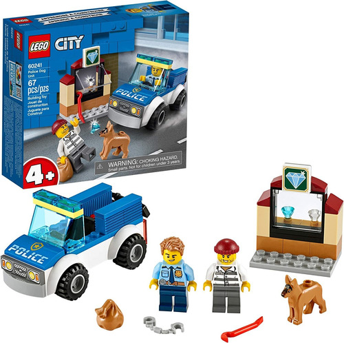 Unidad Para Perros De La Policía De Lego City 60241, Juguete