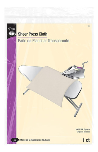 Dritz Sheer  22  X 30   Tela De Prensa De Organza De Seda  2