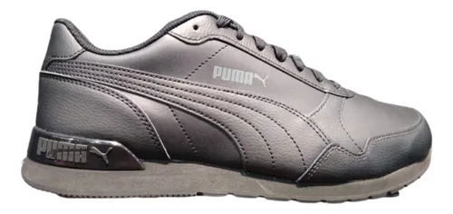 Zapatilla negra puma st runner v2 top full l adp