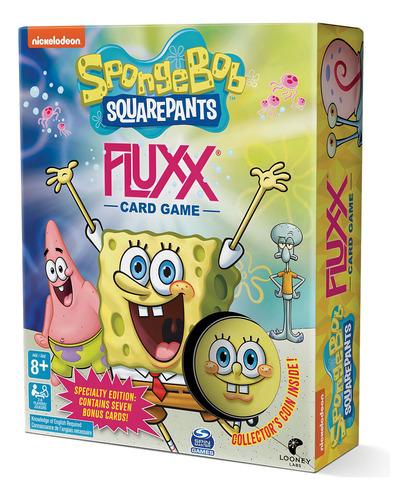 Juego De Mesa Bob Esponja Fluxx/cartas