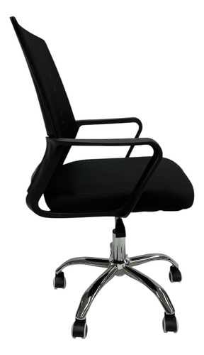 Silla De Oficina Negra Escritorio Ergonómica Premium Comoda Negro Mesh