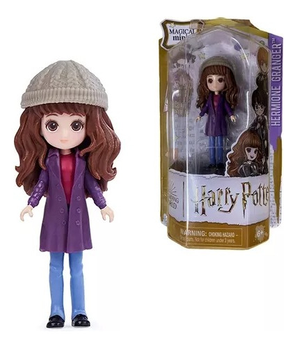 Harry Potter 7cm Magical Minis Hermione Granger Muñeca Gorro