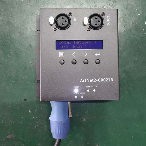 Interfaz De Controlador De Iluminación Ethernet Artnet Dmx 5