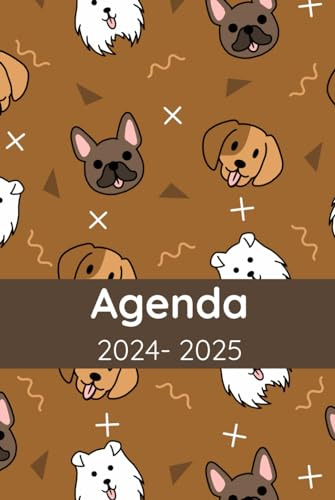 Libro Agenda 2024-2025: Regalo Para Amantes De Los Perros,